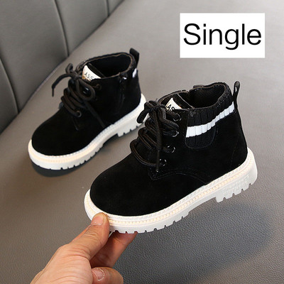 Dječje ležerne cipele Jesen Zimske čizme Cipele za dječake Modne kožne meke protuklizne čizme za djevojčice 21-30 Sportske tenisice za trčanje