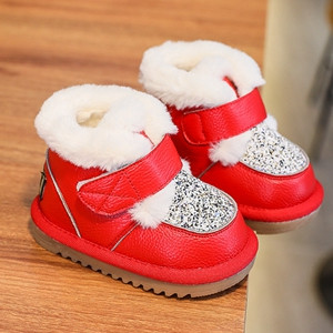 11,5-15 εκ. Baby Boys Girls Bling Leopard Snow Boots, Cute Ears Gold Sivler Μικρά Ζεστά χειμωνιάτικα μποτάκια με βελούδινο, χειμωνιάτικο παπούτσι