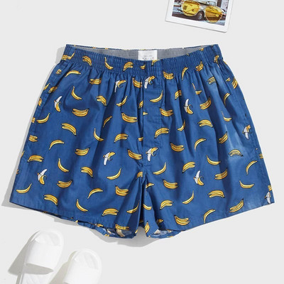 6XL Muško donje rublje Bokserice Kratke hlače Ležerne pamučne gaćice za spavanje Brand Karirane široke udobne kućne gaćice Bokserice velikih veličina