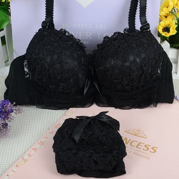 2PCS Дамски комплект сутиени Секси сутиен Bralette Секси женско бельо Потник Гащи Моден сутиен Розов комплект бельо Дамски крап топове