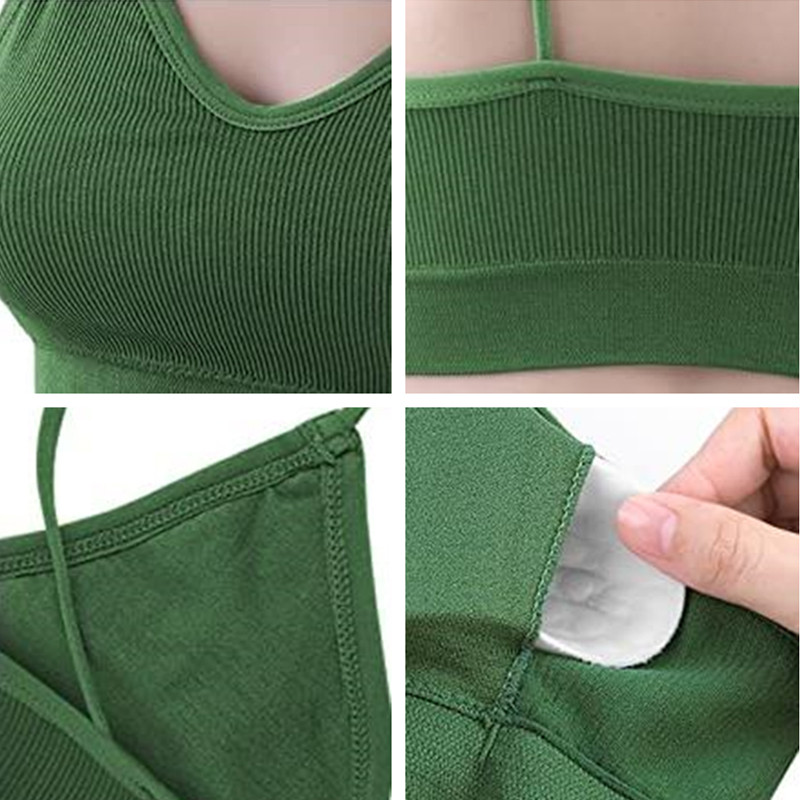 Varrat nélküli melltartó, elasztikus, összegyűjtő bralette női sportmelltartó Push Up párnázott fehérnemű lány szexi vezeték nélküli fehérnemű nyári divat felső