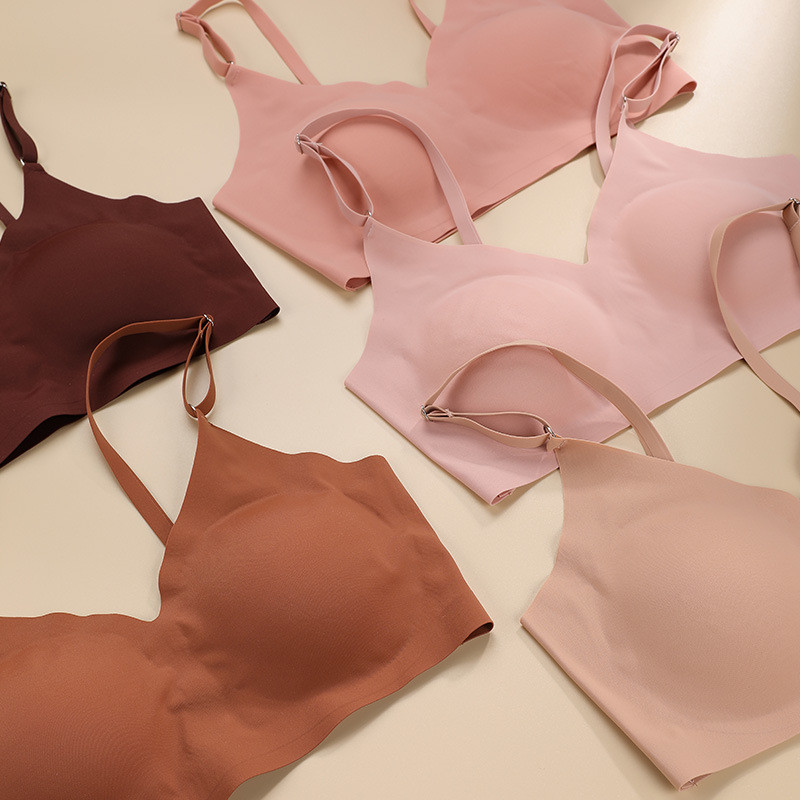 Sutien sexy fără cusături Sutiene fără sârmă Sutiene intime moale pentru femei Sutiene intime pentru femei Lenjerie Push Up Bralette pentru somn