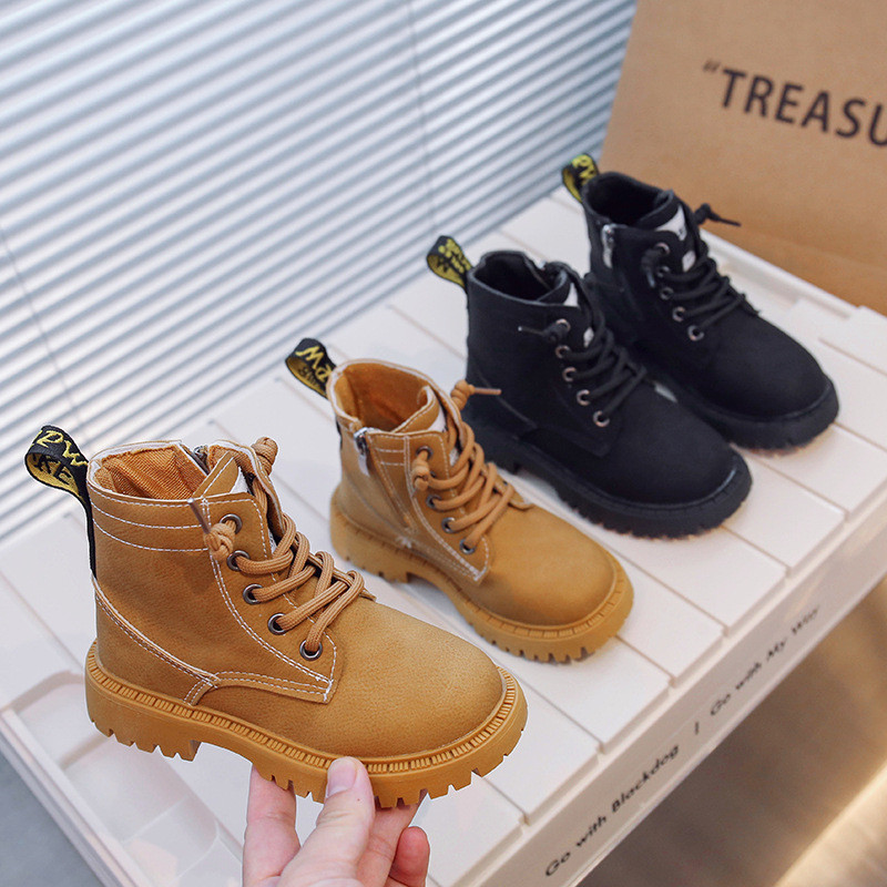 Dječje gležnjače 2023. Nove jesenske čizme za djevojčice i dječake Neklizajuće jednostruke čizme za van, zimske modne kratke čizme, dječje cipele H454