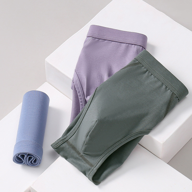 Lenjerie de corp pentru bărbați Slip Culoare uni Sexy U Husă convexă Chiloți respirabili Chiloți pentru bărbați Bumbac Chiloți respirabili Calzoncillos