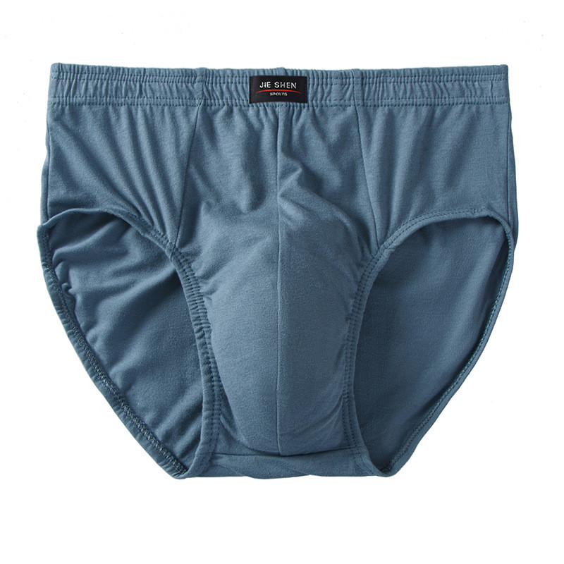 Slip pentru bărbați 100% bumbac, lenjerie de corp elastică pentru bărbați, lenjerie de corp, chiloți largi, respirabili pentru bărbați, chiloți confortabili înalți