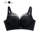 2023 Noua lenjerie de mătase Sutien franțuzesc sexy pentru femei fără inel de oțel sutien subțire din dantelă respirabilă