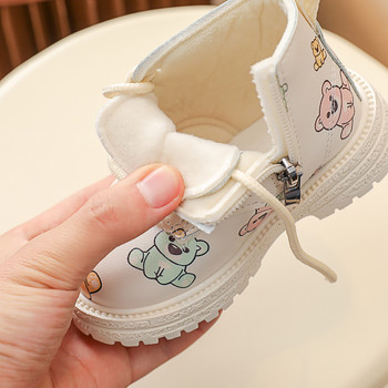 Παιδικά βαμβακερά κοντά μποτάκια Baby Cute Cartoon Μποτάκια για κορίτσια Μόδα ζεστά χειμωνιάτικα παπούτσια Αγόρια Αντιολισθητικές μπότες για νήπια