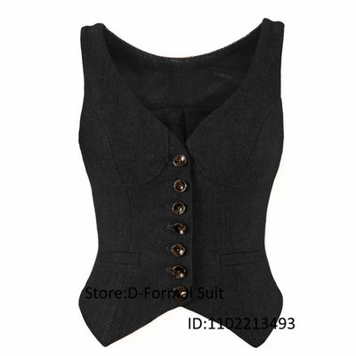 Dámska vlnená bunda s výstrihom do V a strihom rybej kosti, bez rukávov, úzky strih, vintage, ležérna letná pletená vesta od dámskeho športového obleku, nové vrchné oblečenie