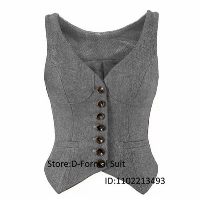 Dámska vlnená bunda s výstrihom do V a strihom rybej kosti, bez rukávov, úzky strih, vintage, ležérna letná pletená vesta od dámskeho športového obleku, nové vrchné oblečenie