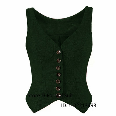 Dámska vlnená bunda s výstrihom do V a strihom rybej kosti, bez rukávov, úzky strih, vintage, ležérna letná pletená vesta od dámskeho športového obleku, nové vrchné oblečenie