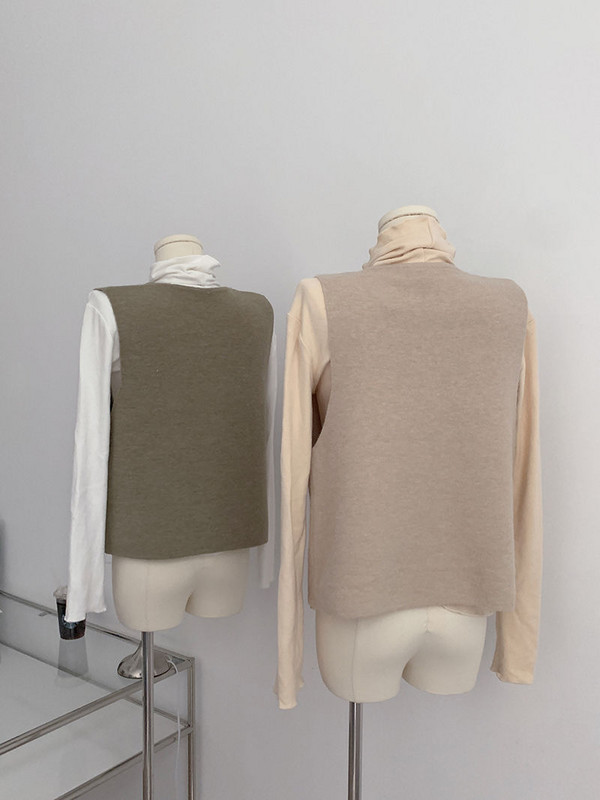 Pulover tricotat Veste Femei Solid Casual Tricoturi vintage Coreeană Elegantă Fără mâneci Nou Sosire Chic Toamnă Iarnă Moda caldă