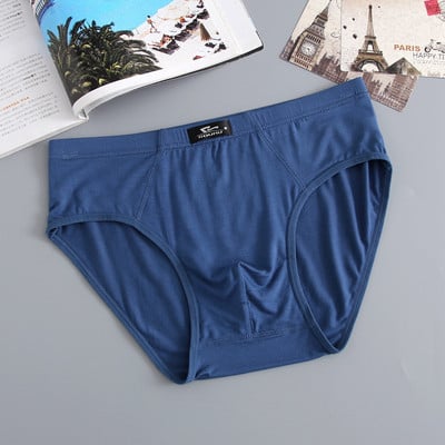 Muške gaćice velike veličine Muško donje rublje od bambusovih vlakana Prozračne jednobojne labave elastične gaćice za muškarce Seksi gaće Cueca