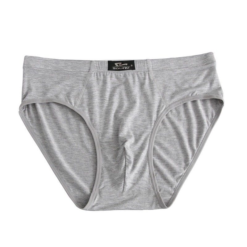 Muške gaćice velike veličine Muško donje rublje od bambusovih vlakana Prozračne jednobojne labave elastične gaćice za muškarce Seksi gaće Cueca