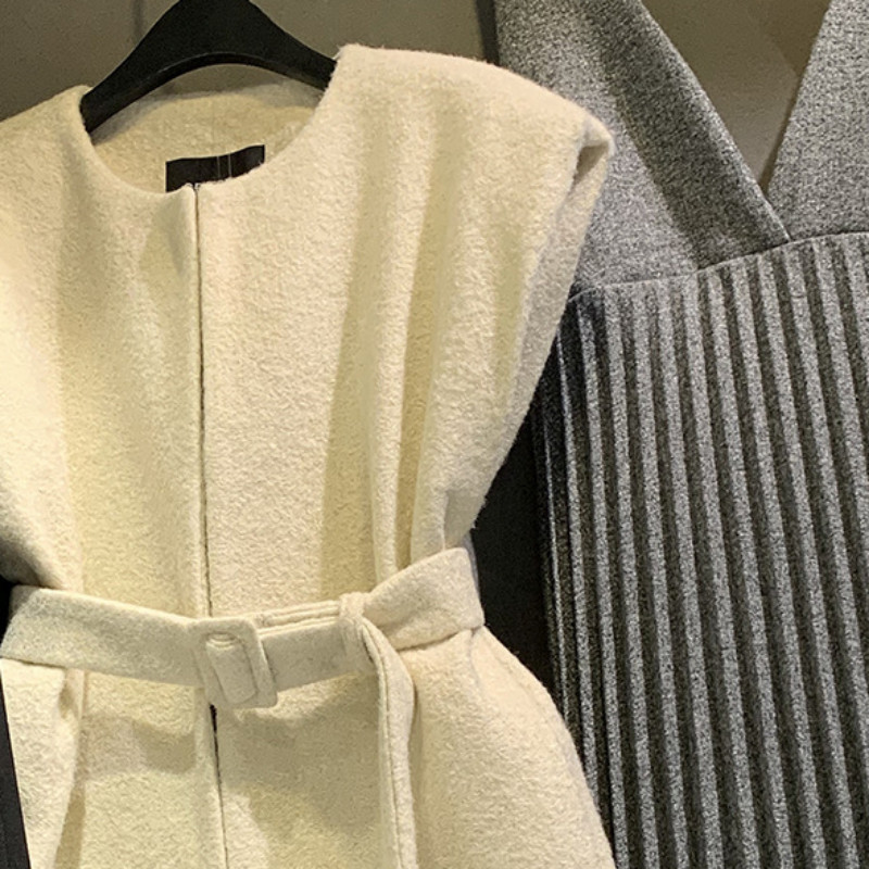 OCEANLOVE Ženski prsluci Jednobojni zavoji Korejski modni Jesen Zima Tanki džemperi Vintage All Match Pull Femme Hiver Topovi