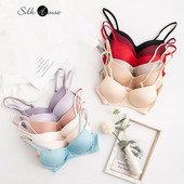 Σέξι πολύχρωμο γυναικείο σουτιέν 2023 Fashion New Solid Silk σουτιέν Λεπτό αθλητικό στυλ χωρίς ατσάλινο δαχτυλίδι