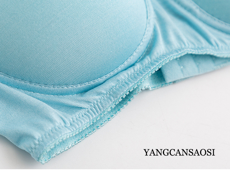 Σέξι πολύχρωμο γυναικείο σουτιέν 2023 Fashion New Solid Silk σουτιέν Λεπτό αθλητικό στυλ χωρίς ατσάλινο δαχτυλίδι