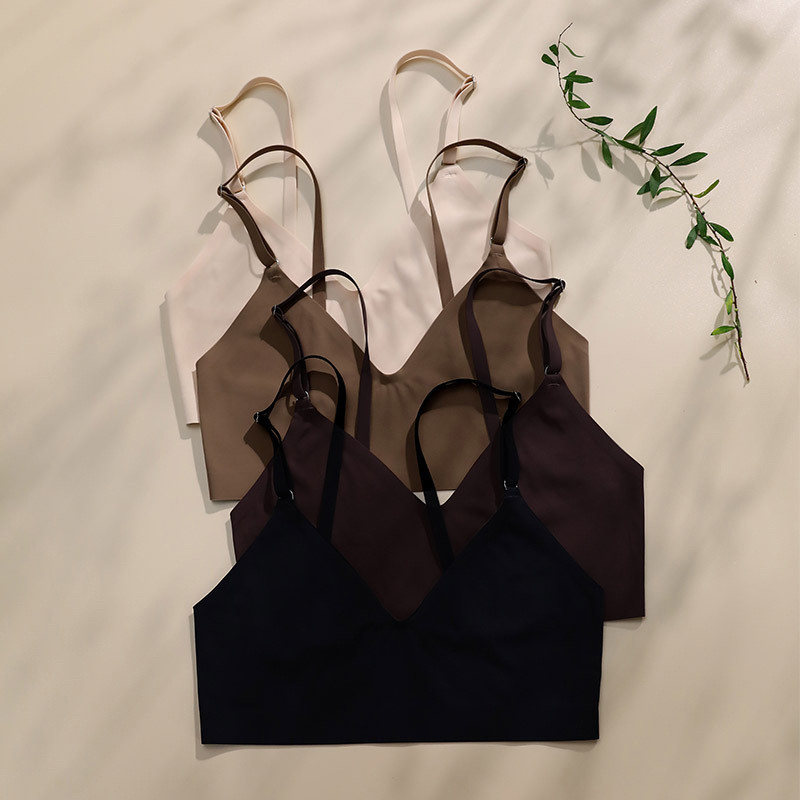 TERMEZY moteriškas besiūlių liemenėlių rinkinys Seksualūs stringai žemu juosmeniu kelnaitės be vielos liemenėlės apyrankės apatinis trikotažas Belaidis liemenėlė moteriškas apatinis trikotažas