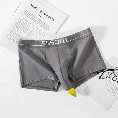 Seksi muške bokserice sa dugim slonovim nosom, udobne, prozračne, muške pamučne torbice, bokserice, velike gaćice, donje rublje