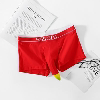 Seksi muške bokserice sa dugim slonovim nosom, udobne, prozračne, muške pamučne torbice, bokserice, velike gaćice, donje rublje