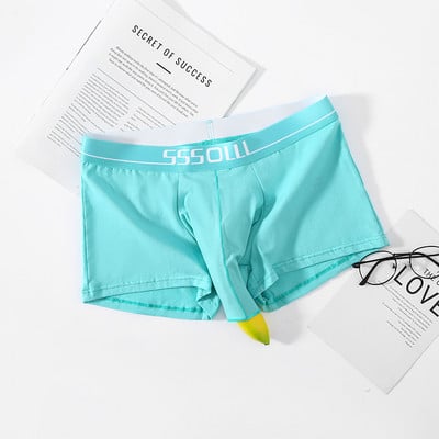 Seksi muške bokserice sa dugim slonovim nosom, udobne, prozračne, muške pamučne torbice, bokserice, velike gaćice, donje rublje