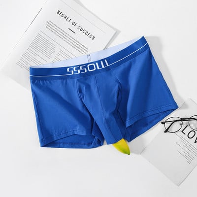 Seksi muške bokserice sa dugim slonovim nosom, udobne, prozračne, muške pamučne torbice, bokserice, velike gaćice, donje rublje