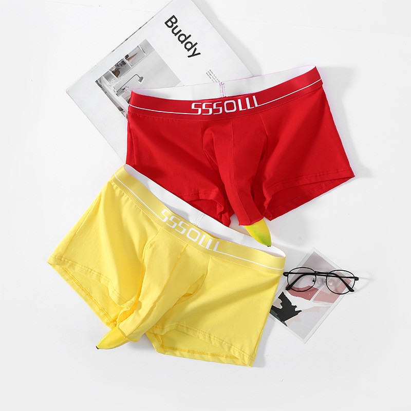 Seksi muške bokserice sa dugim slonovim nosom, udobne, prozračne, muške pamučne torbice, bokserice, velike gaćice, donje rublje