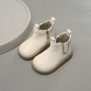 Есенни зимни детски обувки за бебета момичета Ежедневни ботуши Външни детски обувки Водоустойчиви ветроустойчиви нехлъзгащи се детски ботуши