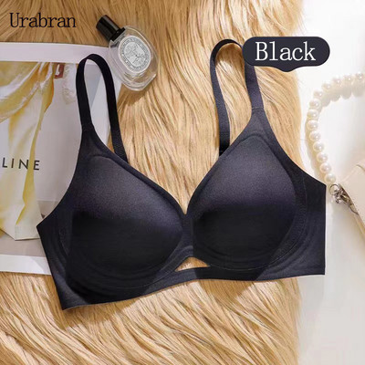 Urabran Jelly Sexy Hollow Fixed Cup Moteriškas apatinis trikotažas Minkšta atrama be plieno žiedo Patogi U formos nugarėlė Moteriška liemenėlė