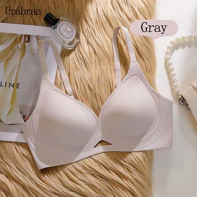 Urabran Jelly Sexy Hollow Fixed Cup Moteriškas apatinis trikotažas Minkšta atrama be plieno žiedo Patogi U formos nugarėlė Moteriška liemenėlė