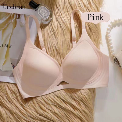 Urabran Jelly Sexy Hollow Fixed Cup Moteriškas apatinis trikotažas Minkšta atrama be plieno žiedo Patogi U formos nugarėlė Moteriška liemenėlė