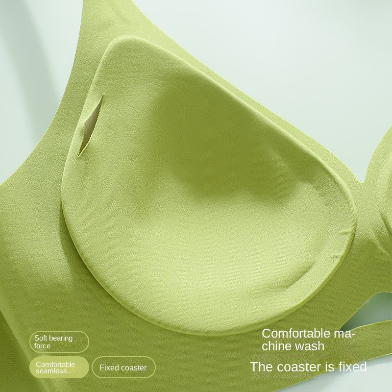 Urabran Jelly Sexy Hollow Fixed Cup Moteriškas apatinis trikotažas Minkšta atrama be plieno žiedo Patogi U formos nugarėlė Moteriška liemenėlė