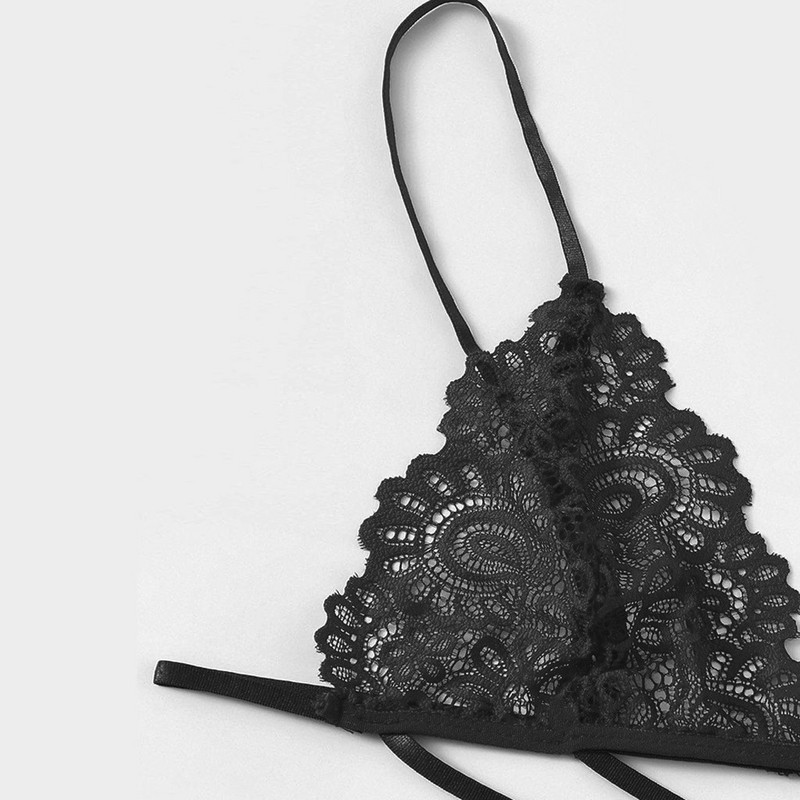 Karštas išpardavimas moteriškas apatinis trikotažas Seksualus apatinio trikotažo rinkinys moterims Didelio dydžio nėrinių apatinio trikotažo komplektas Bodydoll Sleepwear Bandage Liemenėlės apatinis trikotažas