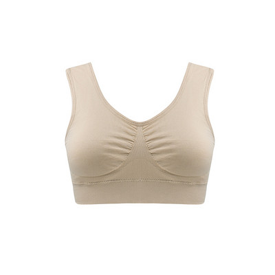 Woo Store Sutiene de modelare fără fir pentru femei de zi cu zi Lenjerie de corp fără cusături Căptușită detașabilă