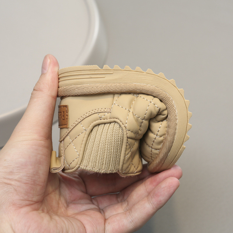 Βρεφικά κοριτσίστικα μποτάκια χιονιού Φθινοπωρινά χειμωνιάτικα παιδικά παπούτσια εξωτερικού χώρου Βρεφικά παπούτσια αδιάβροχα αντιανεμικά αντιολισθητικά βελούδινα παιδικά μποτάκια