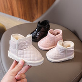 Čizme za snijeg za djevojčice Zimske cipele za dječake Dječje čizme za gležnjeve Otporne na vjetar Vodootporne Dječje plišane cipele za djecu na otvorenom