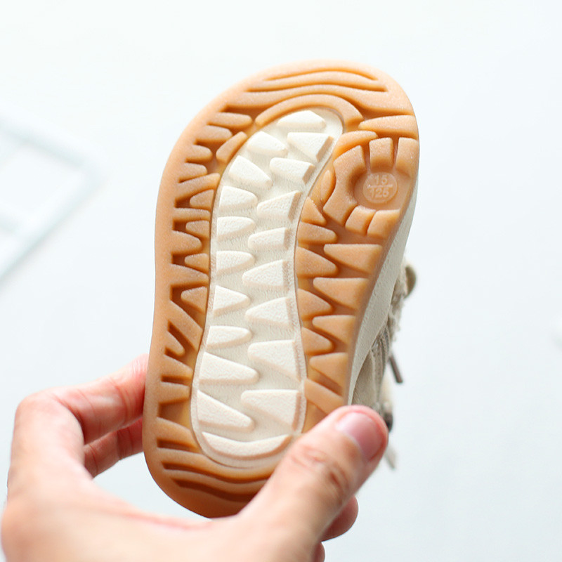 Rudens žiema mergaičių berniukų sniego batai vaikams medvilniniai paminkštinti batai šilti pliušiniai, neslidūs vaikiški, aukšti batai mažiems vaikams