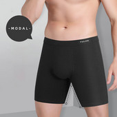 Modalne muške bokserice velike veličine Seksi donje rublje Prozračne mekane gaćice Muške gaćice srednjeg struka duge nogavice Sportsko muško donje rublje