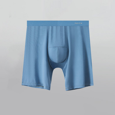 Modalne muške bokserice velike veličine Seksi donje rublje Prozračne mekane gaćice Muške gaćice srednjeg struka duge nogavice Sportsko muško donje rublje