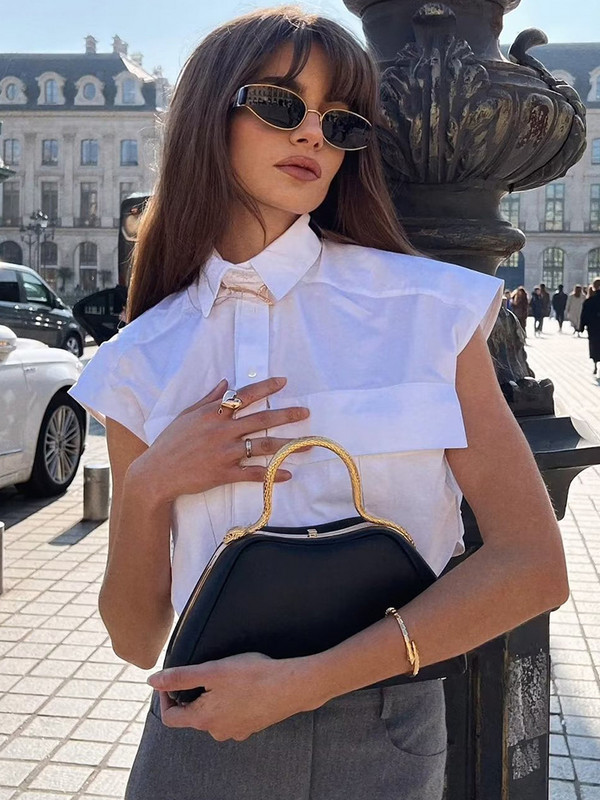 Foridol Plava traper jakna bez rukava, osnovni prsluk, kaput, ženski jesenski kaput na kopčanje, jakna, ženska odjeća, bluza, majice, majice, 2023.