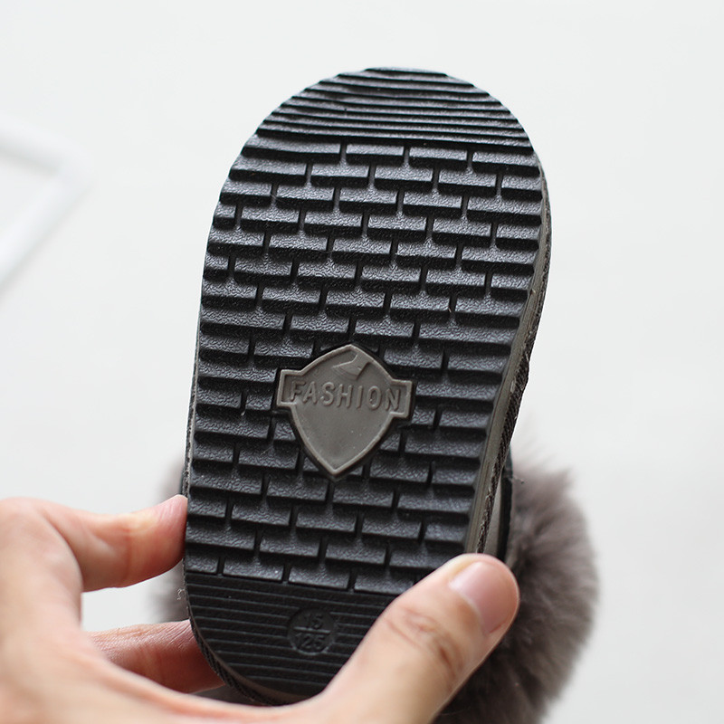 Cizme de zăpadă pentru fete și băieți, toamnă iarnă, pantofi calduri de pluș pentru copii, pantofi anti-alunecoși, pentru copii, impermeabili, rezistenti la vânt