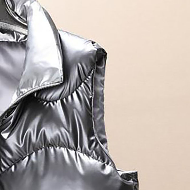 Dámske voľné bavlnené vesty Bright Face, módna kórejská jednoduchosť, ležérna bunda, zimná dámska hrubá bez rukávov, kabát na chlieb