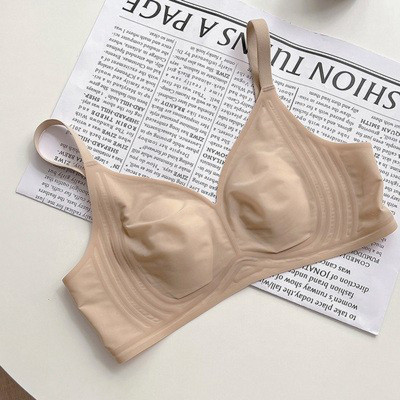 Lenjerie de corp sexy de gamă largă, fără sudură, pentru urechi de iepure, pentru femei, confortabilă, respirabilă, reglabilă, sutien pentru alăptare, secțiune subțire