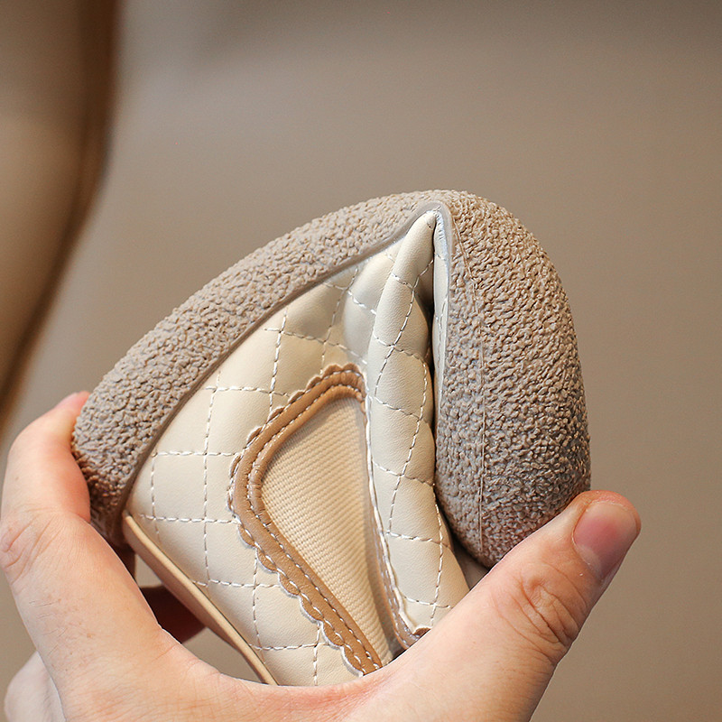 Toamnă iarnă Cizme pentru fetițe Pantofi pentru copii în aer liber Pantofi anti-alunecare pentru sugari Cizme de pluș din dantelă rezistente la vânt pentru copii