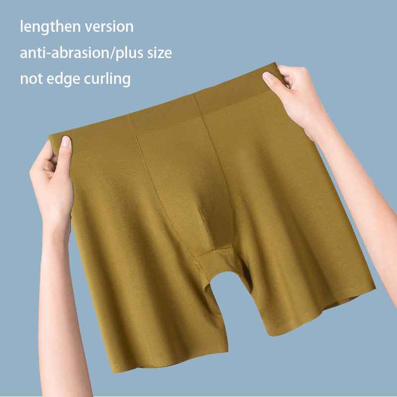 XL-7XL Sportske muške bokserice Donje rublje Plus Size Gaćice Muške Ice Silk Prozračna torbica Duge nogavice Gaćice Muške bokserice Cueca