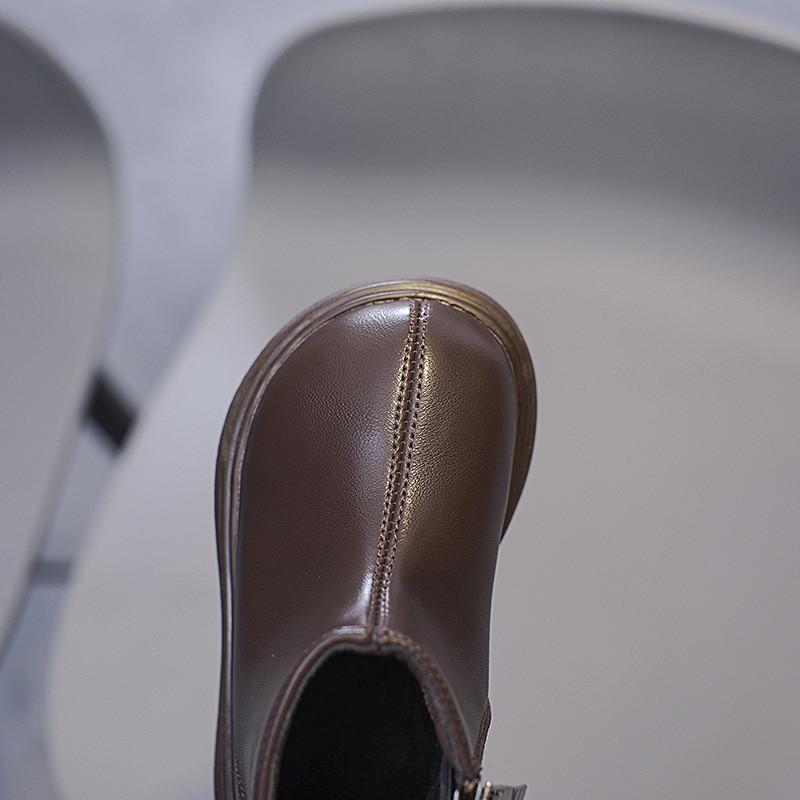 Βρεφικές μπότες για κορίτσια Φθινοπωρινά χειμωνιάτικα παιδικά παπούτσια βρεφικά παπούτσια βρετανικού στυλ Αδιάβροχα αντιανεμικά αντιολισθητικά παιδικά μποτάκια εξωτερικού χώρου