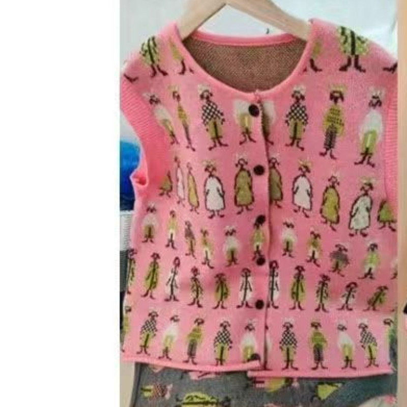 Ženski prsluk za pletenje Jesen, novi dolazak, jednoredno kopčanje, opušteni, modni, vintage modni kardigani, kaput s prslukom Femme