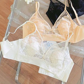 Lenjerie de corp franțuzească de primăvară și vară adună sâni mici urechi de iepure sâni mari sâni mici ultra-subțiri sexy colecție sutien