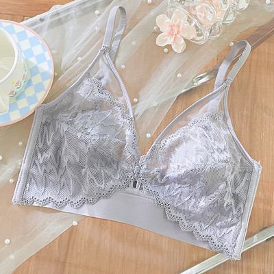 Lenjerie de corp franțuzească de primăvară și vară adună sâni mici urechi de iepure sâni mari sâni mici ultra-subțiri sexy colecție sutien