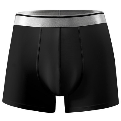 Boxeri pentru bărbați de dimensiuni mari Lenjerie de corp Mătase de gheață Uscare rapidă Chiloți confortabili pentru bărbați Chiloți respirabili Pantaloni boxer sexy ultrasubțiri