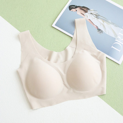 Ženski svileni grudnjak 89% prirodna svila 11% elastan Jastučići za svakodnevnu upotrebu Bez žica Bežični prsluk Cami grudnjak Bandeau Bralette TA017